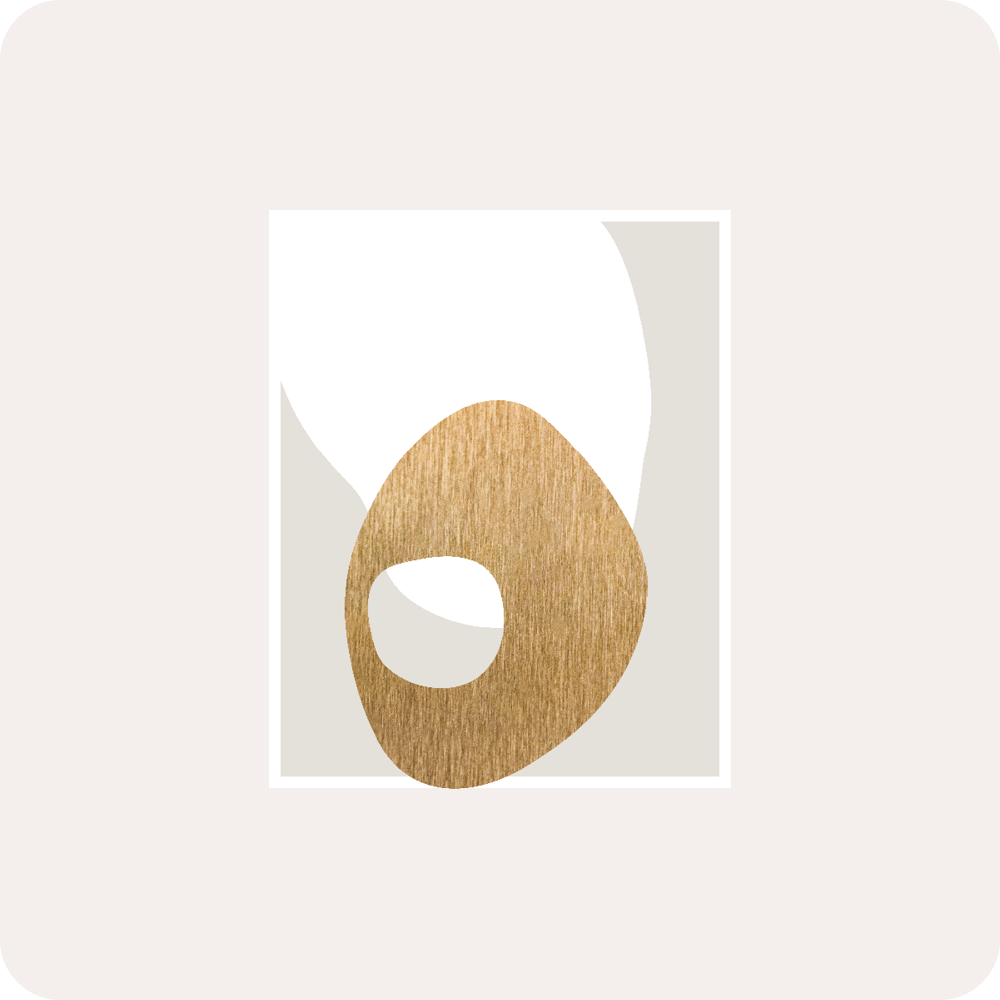 Organic Shape avec laiton