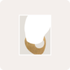 Organic Shape avec laiton