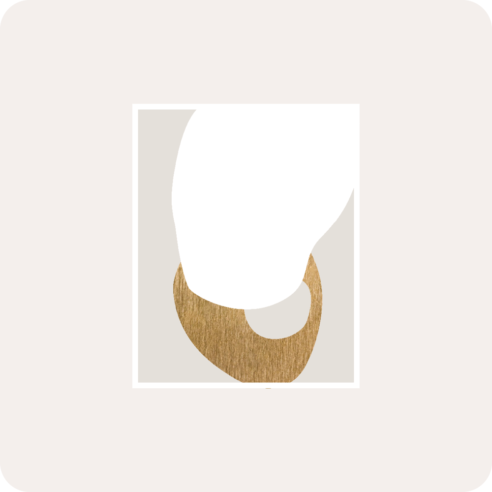 Organic Shape avec laiton