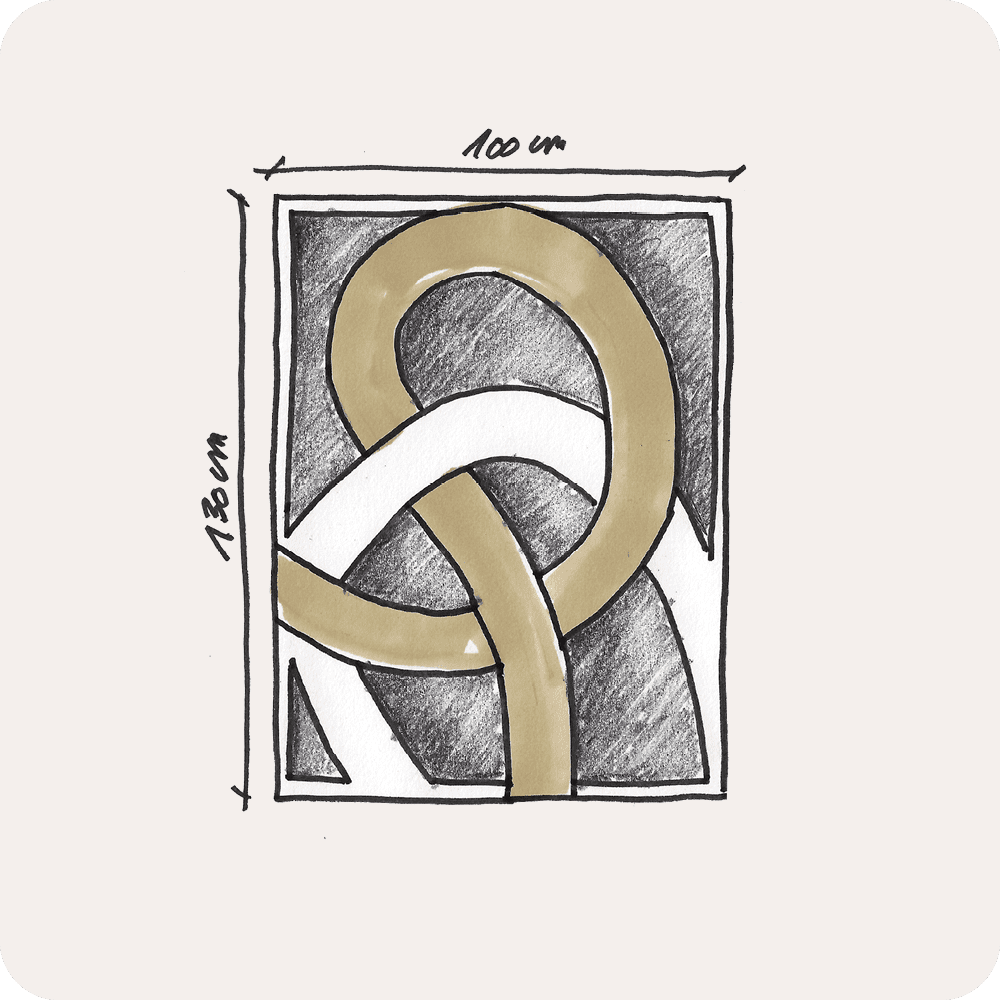 Pattern Knot avec laiton