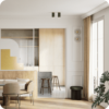 Vibrant Minimalist avec laiton